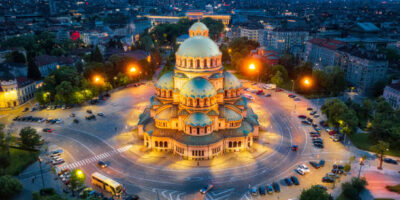 Alexander Nevsky Cathedral in Sofia, Bulgaria, taken in May 2019, taken in HDR